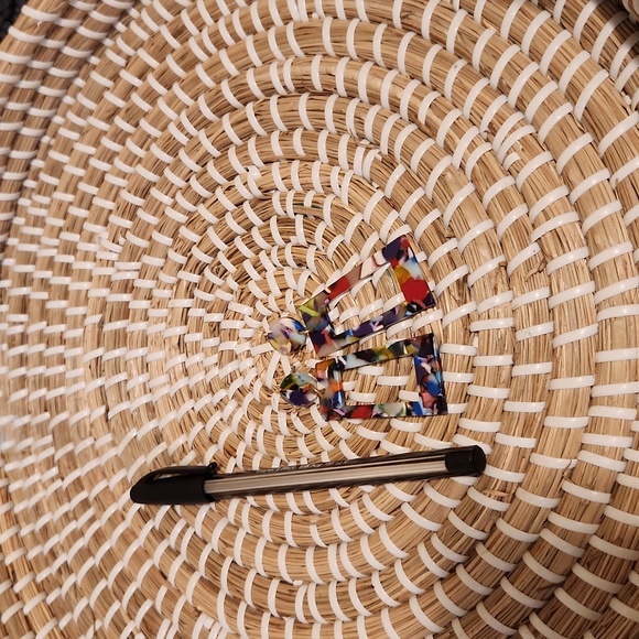 Acrylic Statement Earrings - Picture 6 of 6